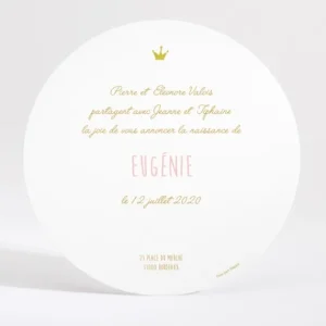 Faire-part de naissance Swing*Faire-part Elégant Discount