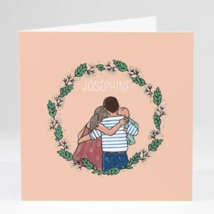 Faire-part de naissance Sweety parents*Faire-part Elégant Hot