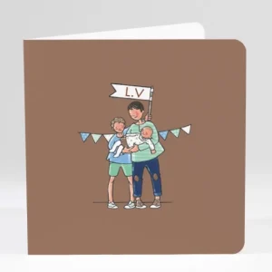 Faire-part de naissance Sweety brothers*Faire-part Elégant Outlet
