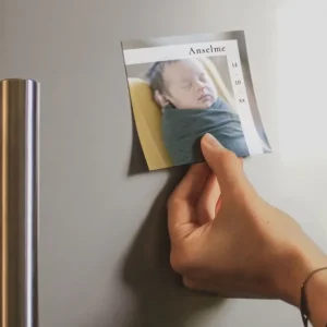 Faire-part de naissance Symetrie Magnet*Faire-part Elégant Discount