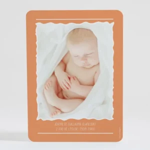 Faire-part de naissance Symboles de joie Fille*Faire-part Elégant Sale