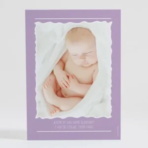 Faire-part de naissance Symboles de joie Fille*Faire-part Elégant Sale