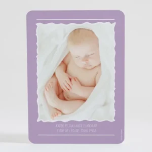 Faire-part de naissance Symboles de joie Fille*Faire-part Elégant Sale