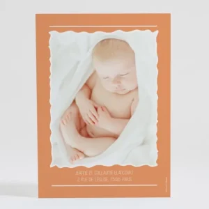 Faire-part de naissance Symboles de joie Fille*Faire-part Elégant Sale