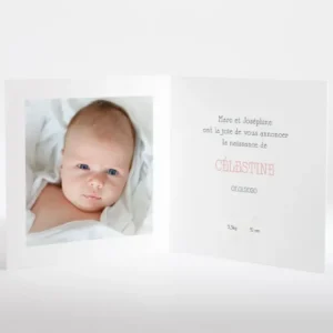 Faire-part de naissance Tipi*Faire-part Elégant Sale