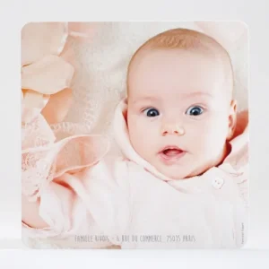 Faire-part de naissance Tout doux*Faire-part Elégant Sale