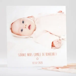 Faire-part de naissance Tout doux*Faire-part Elégant Sale