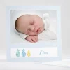 Faire-part de naissance Triple ananas chic*Faire-part Elégant Fashion