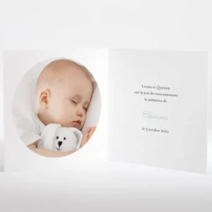 Faire-part de naissance Tropical mood*Faire-part Elégant Fashion