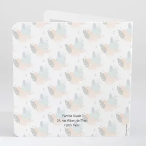 Faire-part de naissance Tropical*Faire-part Elégant Discount