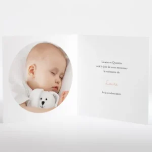 Faire-part de naissance Tropical mood*Faire-part Elégant Fashion