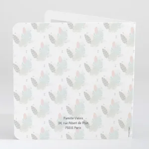 Faire-part de naissance Tropical*Faire-part Elégant Discount