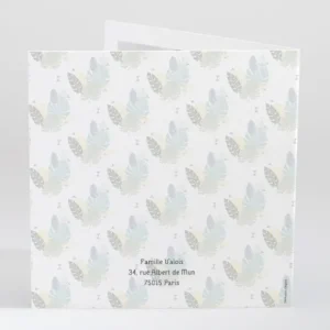 Faire-part de naissance Tropical*Faire-part Elégant Discount