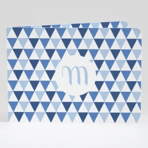 Faire-part de naissance Triangles pastel*Faire-part Elégant Clearance