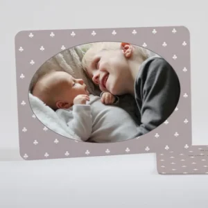 Faire-part de naissance Trefles delicats*Faire-part Elégant Discount