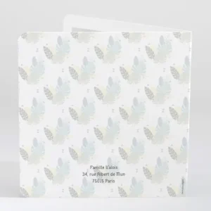 Faire-part de naissance Tropical*Faire-part Elégant Discount