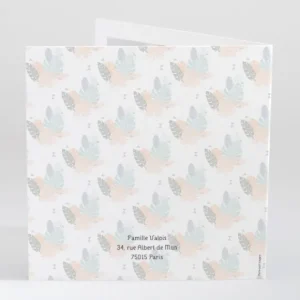 Faire-part de naissance Tropical*Faire-part Elégant Discount