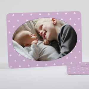 Faire-part de naissance Trefles delicats*Faire-part Elégant Discount
