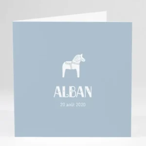 Faire-part de naissance Uni*Faire-part Elégant Online