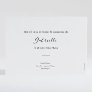 Faire-part de naissance Unique*Faire-part Elégant Discount