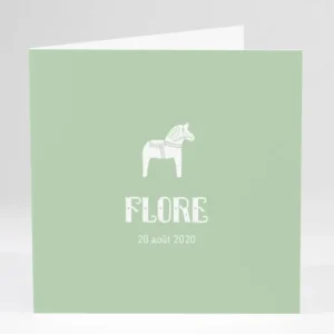 Faire-part de naissance Uni*Faire-part Elégant Online