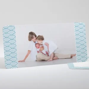Faire-part de naissance vagues scandinaves*Faire-part Elégant Fashion