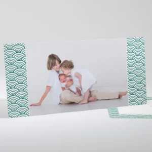 Faire-part de naissance vagues scandinaves*Faire-part Elégant Fashion