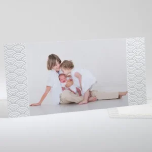 Faire-part de naissance vagues scandinaves*Faire-part Elégant Fashion