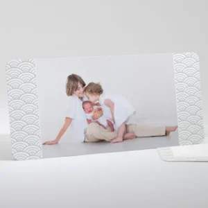 Faire-part de naissance vagues scandinaves*Faire-part Elégant Fashion