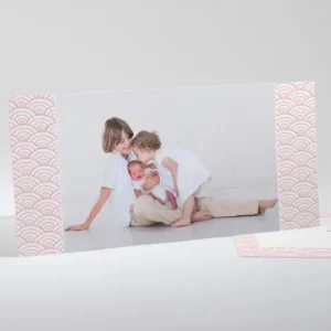 Faire-part de naissance vagues scandinaves*Faire-part Elégant Fashion