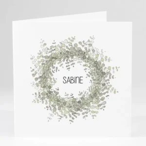 Faire-part de naissance Vegetal livret*Faire-part Elégant Best