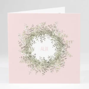 Faire-part de naissance Vegetal livret*Faire-part Elégant Best
