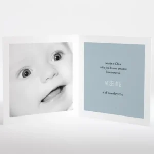Faire-part de naissance Vegetal livret*Faire-part Elégant Best