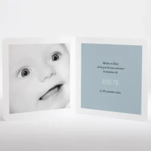 Faire-part de naissance Vegetal livret*Faire-part Elégant Best
