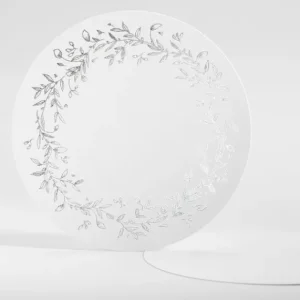 Faire-part de naissance Vierge Couronne rond*Faire-part Elégant Sale