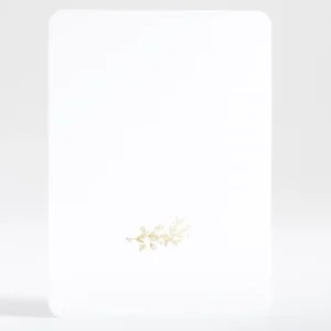 Faire-part de naissance Vierge Branche Portrait*Faire-part Elégant Online