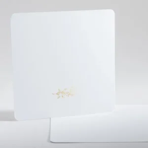 Faire-part de naissance Vierge Branche Carre*Faire-part Elégant Outlet