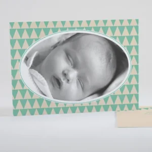 Faire-part de naissance Vive les triangles*Faire-part Elégant Online