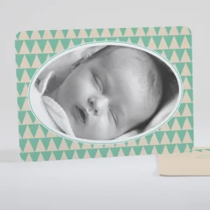 Faire-part de naissance Vive les triangles*Faire-part Elégant Online