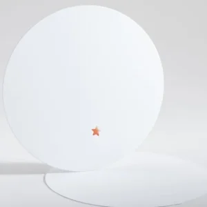 Faire-part de naissance Vierge Etoile Rond*Faire-part Elégant New