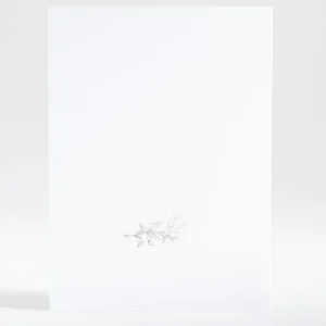 Faire-part de naissance Vierge Branche Portrait*Faire-part Elégant Online