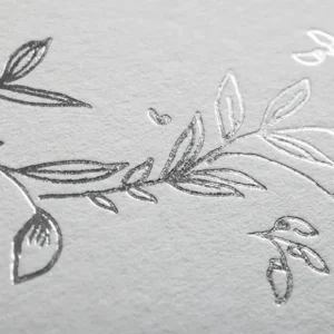 Faire-part de naissance Vierge Couronne carre*Faire-part Elégant Online
