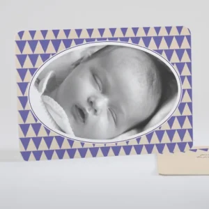Faire-part de naissance Vive les triangles*Faire-part Elégant Online