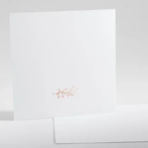 Faire-part de naissance Vierge Branche Carre*Faire-part Elégant Outlet