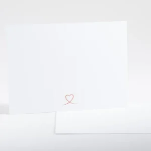Faire-part de naissance Vierge Coeur dore paysage*Faire-part Elégant Clearance