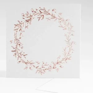 Faire-part de naissance Vierge Couronne carre*Faire-part Elégant Online