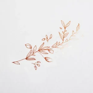 Faire-part de naissance Vierge Branche Carre*Faire-part Elégant Outlet