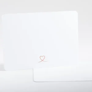 Faire-part de naissance Vierge Coeur dore paysage*Faire-part Elégant Clearance