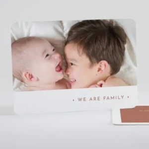 Faire-part de naissance We are family*Faire-part Elégant Sale