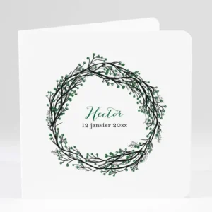 Faire-part de naissance Winter*Faire-part Elégant New